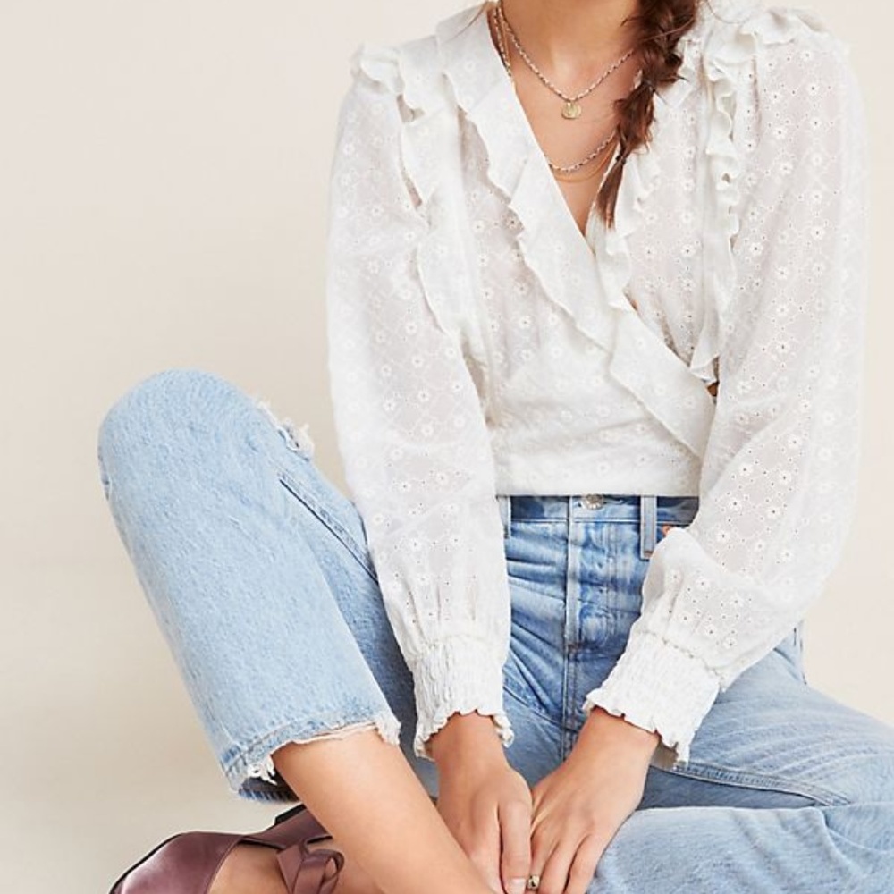 Anthropologie - Laila Ruffled blouse